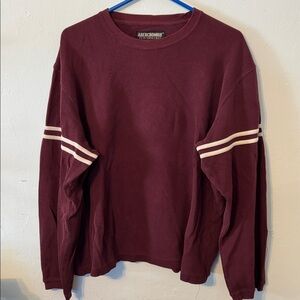 Abercrombie & Fitch Men’s Rugby Maroon Sweatshirt Size L Large